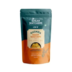 Sugar Watchers Baked Quinoa Chips | No-Maida | Low GI |  Friendly | Cheese & Herbs Flavor