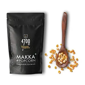 4700BC Popcorn Makka Classic Butterfly Corn Kernels Pouch 475 Gm