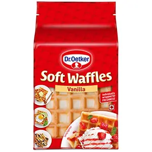 Soft Waffles Vanilla | Ready to Use | 6 Pieces Individually Packed | 250g