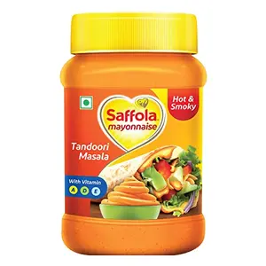 Saffola Mayonnaise Tandoori Masala Hot & Smoky flavour Tandoori Mayonnaise Eggless 250 g