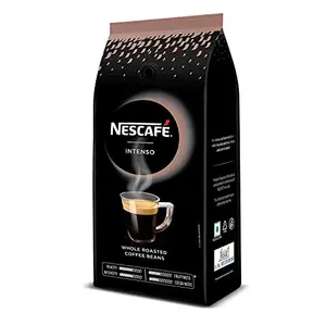 Nescafe Intenso Whole Roasted Coffee Beans 1kg | Arabica and Robusta Blend Bag