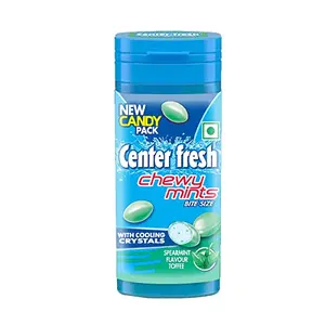 Center Fresh Mint Chewy Mints Spearmint Flavour Candy Pocket Bottle 33 g