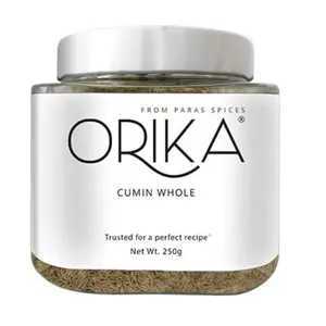 Orika Cumin Seed | Jeera | Fresh Natural Jeera | Rajasthani Jeera | Sabut Jeera | Chemical Free & Pesticides Free | Unadulterated | Enhances Taste | - 250gms | Pack of 1 |