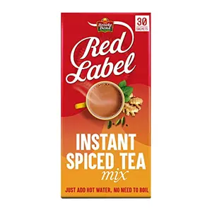 RED LABEL Instant spiced tea|Instant Tea Premix|Premix tea ready in 10 sec | 30 single serve sachets490 gm