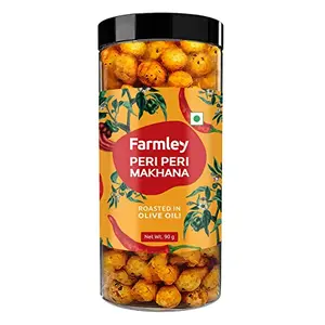 Farmley Roasted & Flavoured Peri Peri Healthy Makhana Snacks 90 gm