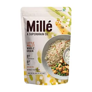 Mille Little Millet Whole Grain | Kutki | Gluten Free | No Chemicals | High Plant Protein and Fibre | Millet Rice | Vegan | 100% Whole Grain | 450g
