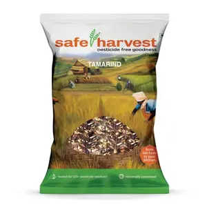 Safe Harvest Pesticide-Free Seedless Tamarind | Seedless Emli | Soft & Delicious - 500g