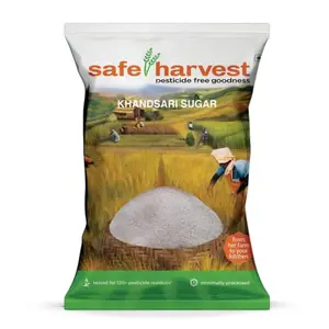 Safe Harvest Pesticide-Free Khandsari Sugar | Artisanal | No Artificial Flavors - 1Kg