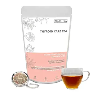 Namhya Thyroid Care Green Tea for Hypothyroidism - 100% Natural Restore healthy T3T4 levels (helps sleep weight management)