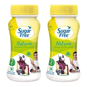 Sugar Free Natura Low Calorie Sweetener - Pack of 2 (100gm x 2) Jar