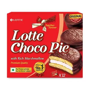 Lotte Choco Pie (Pack of 12) 336g