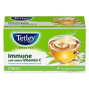 Tetley Green Tea Pure Original 25 Tea Bags 39 grams Pack of 1
