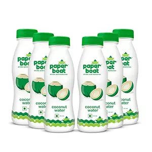 Paper Boat Coconut Water Refreshing Coconut Flavour Vital Minerals (Pack of 6 200ml Each)