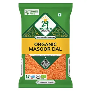 24 Mantra Organic Masoor Dal -500 gm