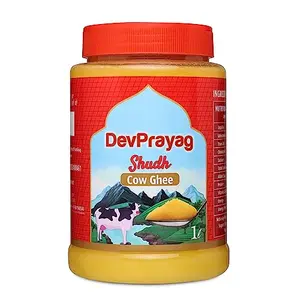 Wellness Shot 100% Pure Devprayag Sudh Cow Ghee - 1 Litre