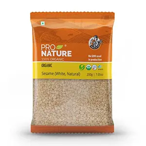 Pro Nature 100% Organic Sesame (White Natural) 200g