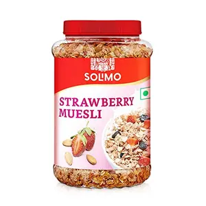 Amazon Brand - Solimo Strawberry Muesli 1kg