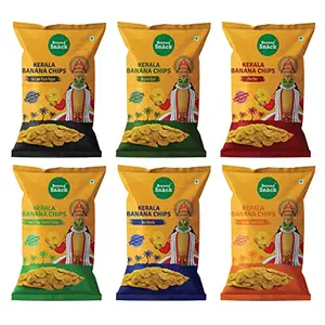 Beyond SnÃ¡ck Kerala Banana Chips- 6 flavours Combo 600gms (6 x 100 g)