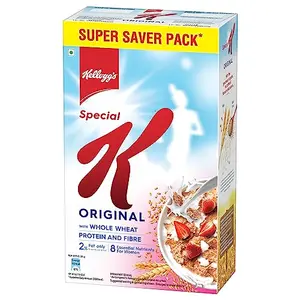 Kellogg's Special K Original 900g/935g with Whole Wheat | Only 2% Fat Source of Protein & Fibre | Naturally Low Fat | Naturally Cholesterol Free | Ready To Eat Breakfast Cereal