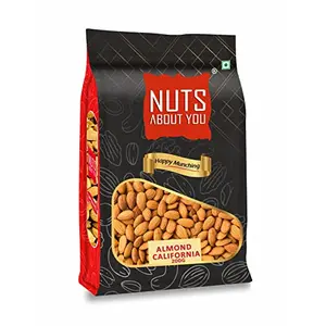 Nuts About You ALMONDS California 200 g | Premium | 100% Natural | Badam | NonPareil Variety