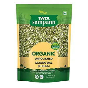 Tata Sampann Organic Moong Chilka Dal 500 g