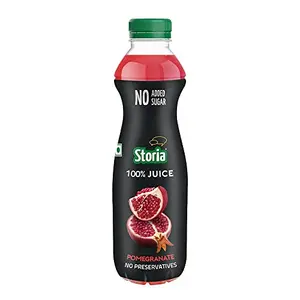 Storia 100% Fruit Juice- Pomegranate- No Added Sugar & No Preservatives- 750 ml PET Bottle