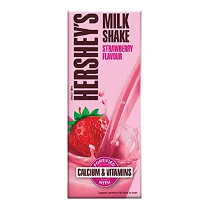 HERSHEY'S Milkshake Straberry 180Ml - Pack Of 6 X 180 Ml Vegetarian