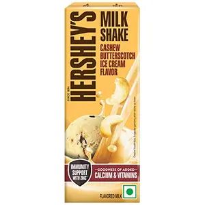 Hershey's Milkshake Cashew butterscotch ice cream 180ml Pack of 4