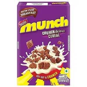 Nestle Munch Crunchilicious Cereal | Get Set & Crunch | Breakfast Cereal | 300g