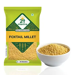 24 Mantra Parboiled Foxtail Millet - 500gms Pack of 1 Gluten-Free