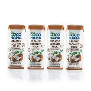 Coco Mama Organic Coconut Milk 250ml (Pack of 4)