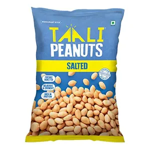 Taali Roasted Salted Peanuts| Healthy Snacks | No Trans Fat Gluten free Roasted Not Fried (Pack of 1 x 160 gm)