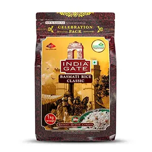 India Gate Basmati Rice Pouch Classic 1kg