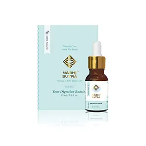 Nabhi Sutra Digestion Booster Belly Button Oil for Men & Women | Helps in digestion of food, Supports your metabolism | Ayurvedic Oil - 15ml