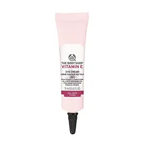 The Body Shop Vitamin E Eye Cream  Reduces the Appearance of Fine Lines  Refreshes & Hydrates  For All Skin Types  Vegan  0.5 oz
