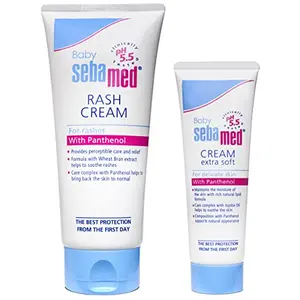 Sebamed Baby Cream Extra Soft 50ml and Sebamed Baby Rash Cream 100ml