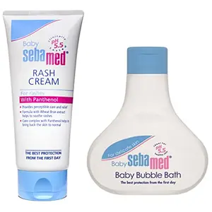 Sebamed Baby Rash Cream 100ml & Baby Bubble Bath 200ml