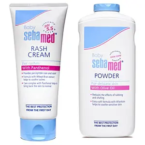 Sebamed Baby Rash Cream 100ml & Baby Powder 200g Combo