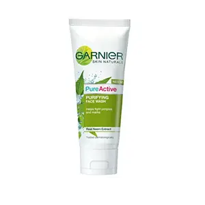 Garnier Skin Naturals Pure Active Neem Face Wash 100ml