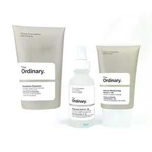 The Ordinary The Daily Set (3 Pcs: Squalane Cleanser - Hyaluronic Acid 2% + B5 - Natural Moisturizing Factors + HA)