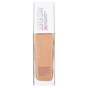 Maybelline New York Foundation Superstay 24 Hour Longlasting Foundation Lightweight Feel Water and Transfer Resistant 30 ml Shade: 48 Sun Beige
