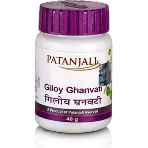 Patanjali Giloy Ghan Vati - 60 Tablets Pack of 3