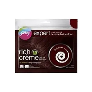 Godrej Expert Rich Creme Hair Colour Dark (Pack Of 5) Brown