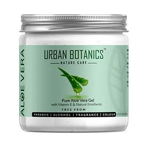 Dharma UrbanBotanics® Pure Aloe Vera Skin/Hair Gel With Vitamin E & Natural Emollients (Paraben Free) 200g