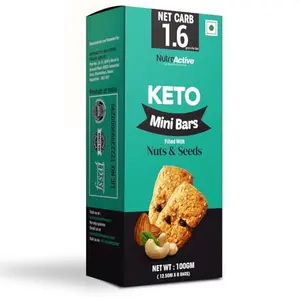 Keto Breakfast Bar Zero Sugar Gluten Free 100 g