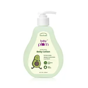 Baby Plum Avocado Baby Lotion | Clinically Tested by Pediatricians | with Shea Butter & Vitamin E | Tested Allergen Safe | 200 ml | 0-4 years