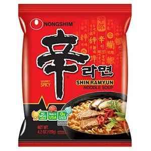 Nongshim Korean Famous Ramen Variety Selection (농심 라면) (Shin Ramen 4 Pack)