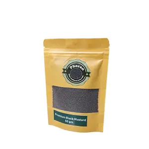Phoran Premium Black Mustard Seeds | Kaali Sarso | Small Mustard Seeds | Whole 50 grams