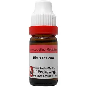 Dr. Reckeweg Germany Homeopathic Rhus Toxicodendron (200 CH) (11 ML) by Shopworld2
