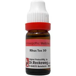 Dr. Reckeweg Germany Homeopathic Rhus Toxicodendron (30 CH) (11 ML) by Shopworld2
